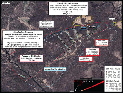 Redstar Gold Corp. , Thursday, December 11, 2014, Press release picture