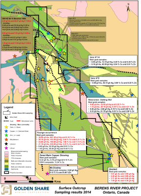 Golden Share Mining Corporation, Wednesday, August 20, 2014, Press release picture