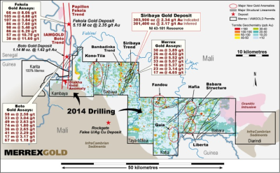 Merrex Gold Inc., Wednesday, May 28, 2014, Press release picture