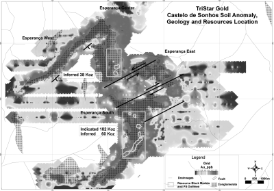 TriStar Gold Inc., Monday, August 18, 2014, Press release picture
