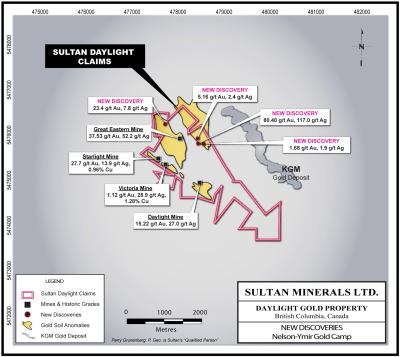 Sultan Minerals Inc. , Wednesday, July 23, 2014, Press release picture