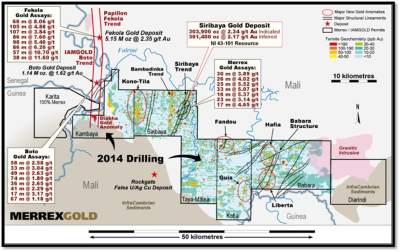 Merrex Gold Inc., Friday, May 2, 2014, Press release picture