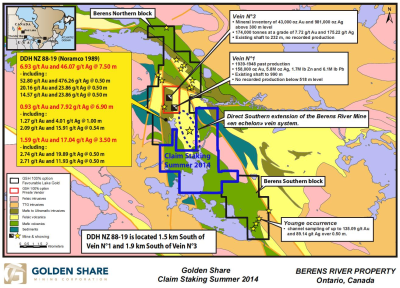 Golden Share Mining Corporation, Wednesday, July 23, 2014, Press release picture