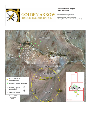 Golden Arrow Resources Corporation, Tuesday, July 22, 2014, Press release picture