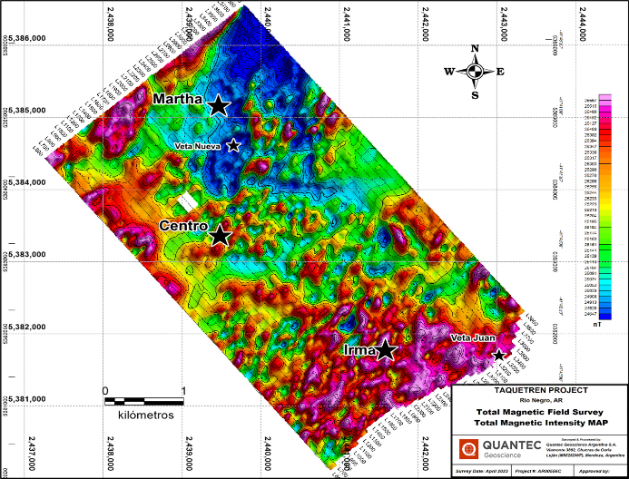 Actualización del Proyecto Norseman Silver, Taquetren, Río Negro, Argentina