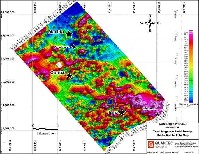 Actualización del Proyecto Norseman Silver, Taquetren, Río Negro, Argentina