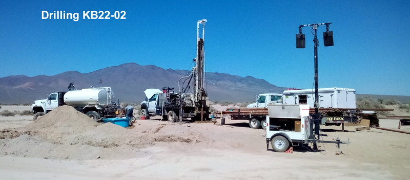 Drilling on hole KB22-02